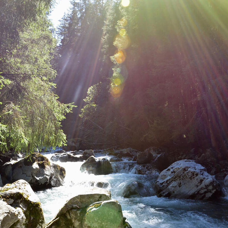 Oase der Ewigkeit in den Schweizer Alpen